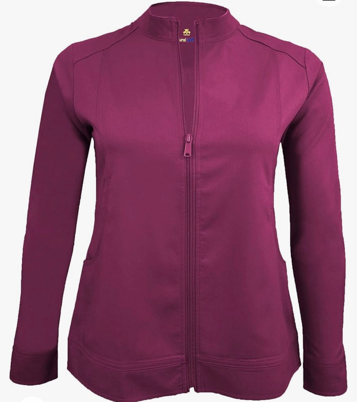 Natural Uniforms Zip Front Stretch Jacket