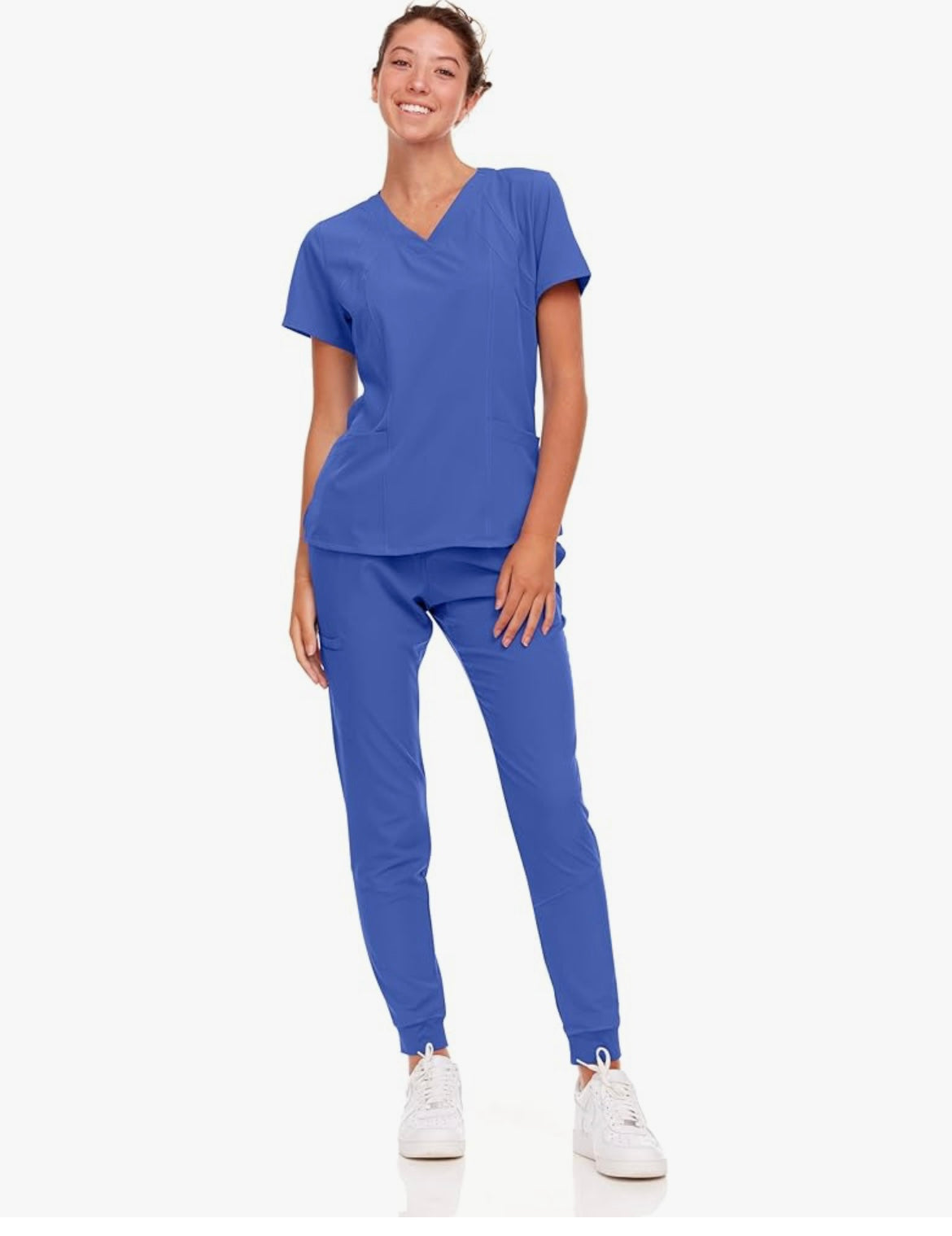 Natural Uniforms Womens Cool Stretch Jogger Scrub Set