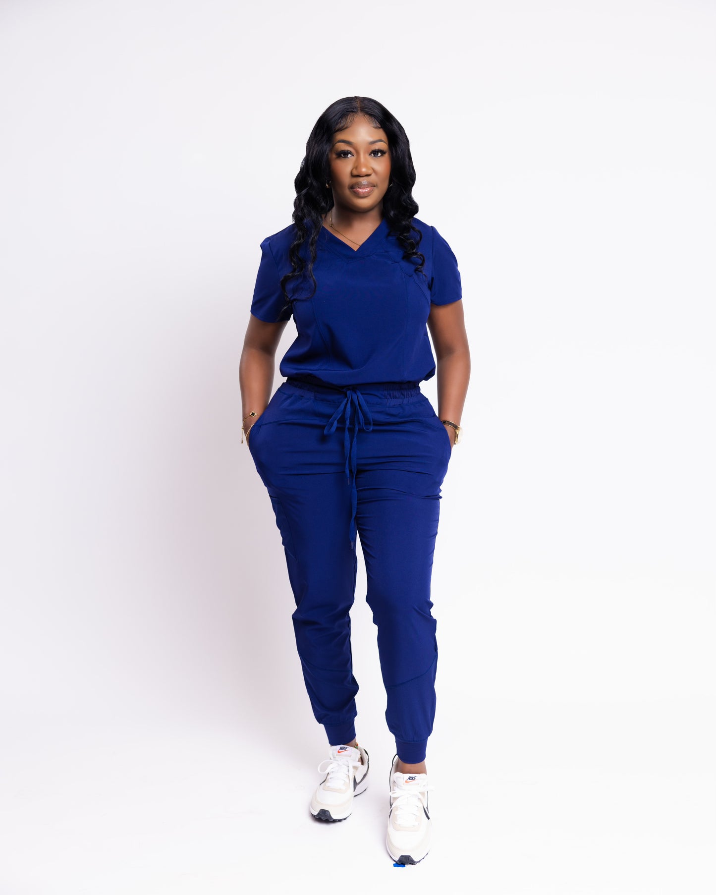 Natural Uniforms Womens Cool Stretch Jogger Scrub Set