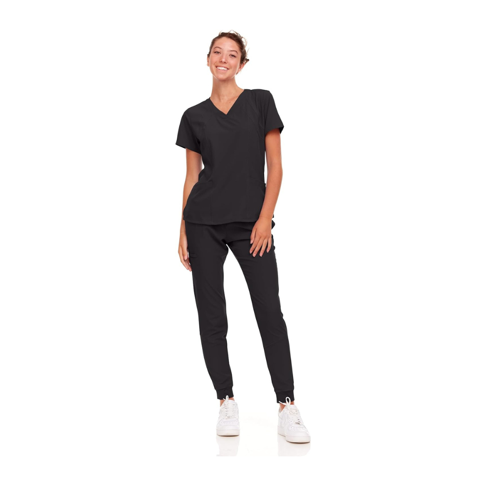 Natural Uniforms Womens Cool Stretch Jogger Scrub Set