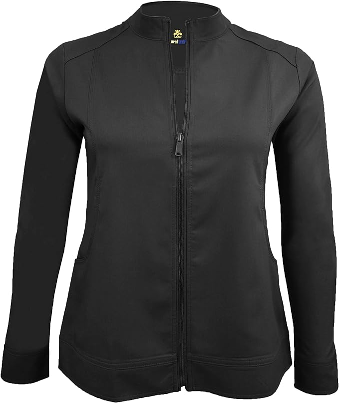 Natural Uniforms Zip Front Stretch Jacket